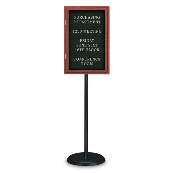Corkboard, Triple Door, Radius Frame, 96x48", Black/Surf